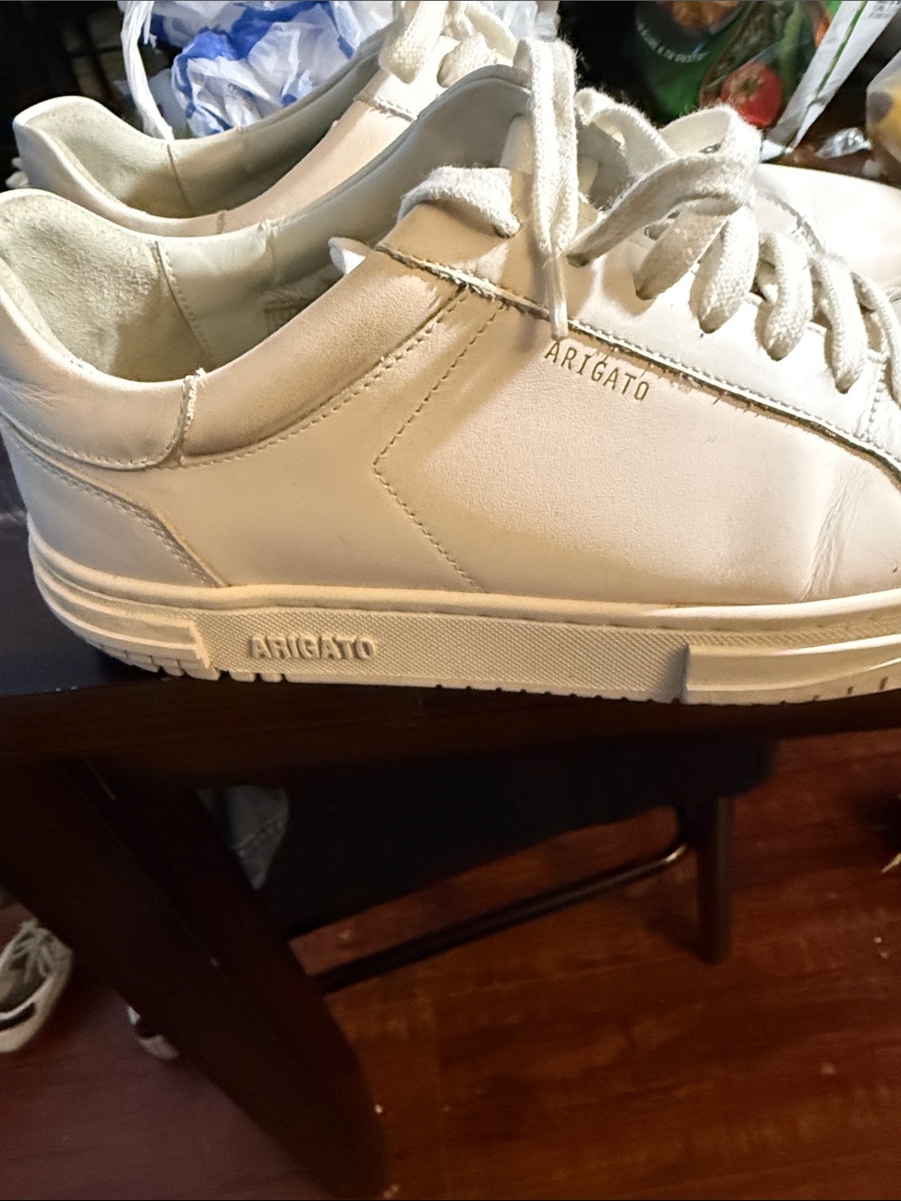 Axel Arigato White Leather Low-Top Sneakers for Men made in Portugal